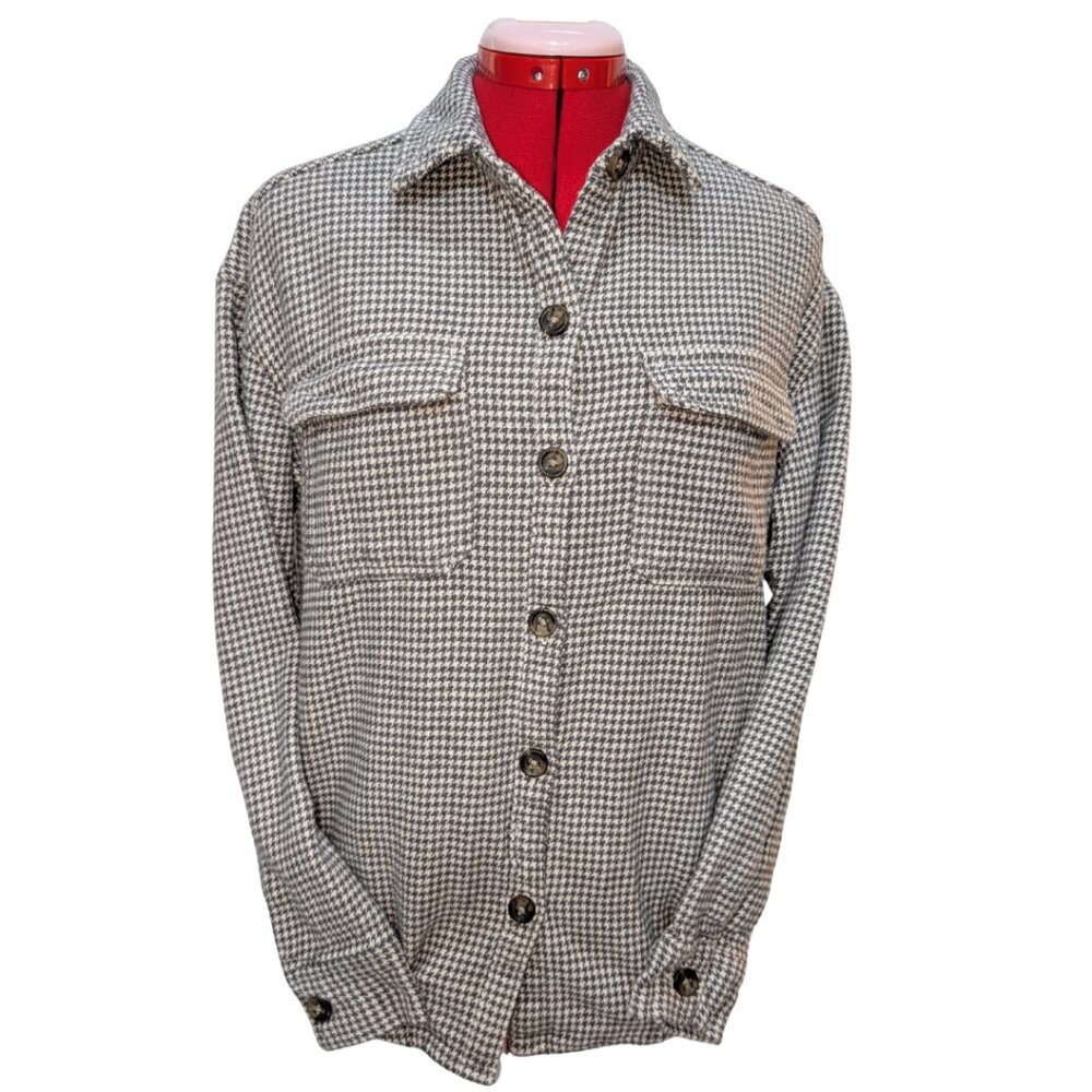 ❄️Winter Sale❄️Hollister Women's Boyfriend Fit Flannel Shirt-100% cotton